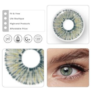 Coloredeye Van Gogh Green Prescription Colored Contact Lenses