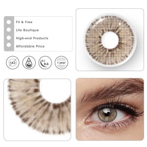 Coloredeye Van Gogh Brown Prescription Colored Contact Lenses