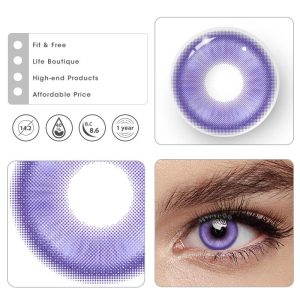 Coloredeye Magic Coral Blue Violet Prescription Colored Contact Lenses