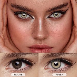 Coloredeye Fox's Eye Brown Prescription Colored Contact Lenses