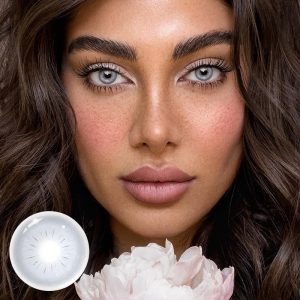 Coloredeye Neo Sunflower Grey Prescription Colored Contact Lenses