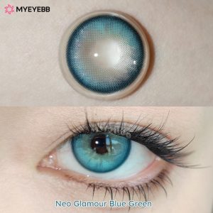 Coloredeye Neo Glamour Blue Green Prescription Colored Contact Lenses