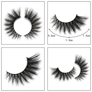 Coloredeye End Eye Elongated 3D Mink Handmade Eyelashes