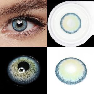 Coloredeye Tyrande Blue Prescription Colored Contact Lenses