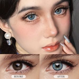 Coloredeye Tyrande Blue Prescription Colored Contact Lenses