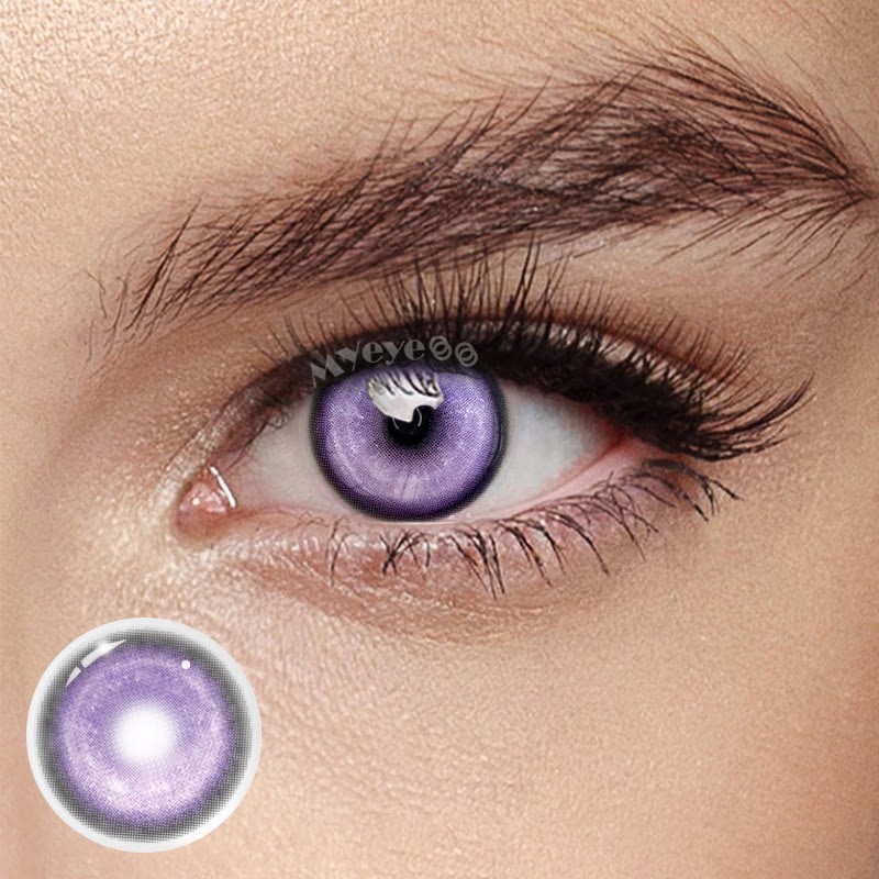 Coloredeye Cyber Violet Prescription Cosplay Colored Contact Lenses