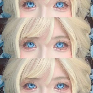 Coloredeye Cyber Blue Prescription Cosplay Colored Contact Lenses