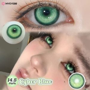 Coloredeye Cyber Green Prescription Cosplay Colored Contact Lenses