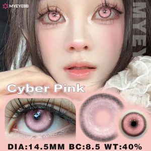 Coloredeye Cyber Pink Prescription Cosplay Colored Contact Lenses