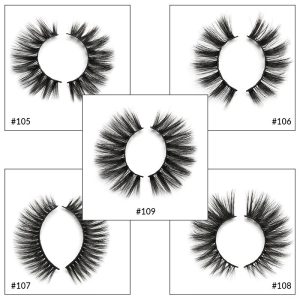 Coloredeye End Eye Elongated 3D Mink Handmade Eyelashes