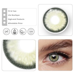 Coloredeye Tyrande Green Prescription Colored Contact Lenses