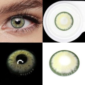 Coloredeye Tyrande Green Prescription Colored Contact Lenses