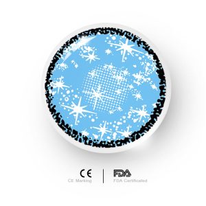 Coloredeye Blind Coral Blue Cosplay Colored Contact Lenses