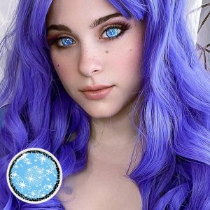 Coloredeye Blind Coral Blue Cosplay Colored Contact Lenses
