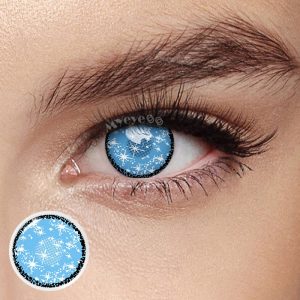 Coloredeye Blind Coral Blue Cosplay Colored Contact Lenses
