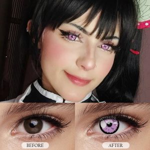 Coloredeye Shizuku Purple Cosplay Colored Contact Lenses