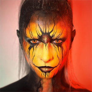 Coloredeye Bloom Red Prescription Cosplay Colored Contact Lenses