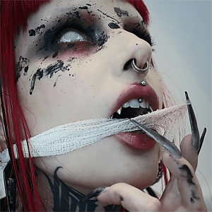 Coloredeye Blind White Mesh Cosplay Colored Contact Lenses