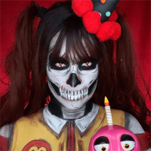 Coloredeye Blind Red Cross Cosplay Colored Contact Lenses