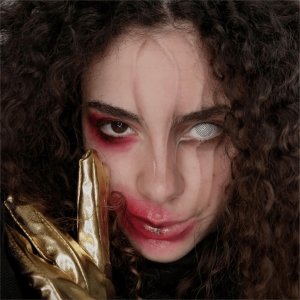 Coloredeye Blind White Mesh Cosplay Colored Contact Lenses