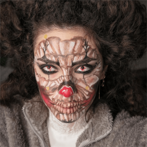 Coloredeye Trauma White Prescription Cosplay Colored Contact Lenses