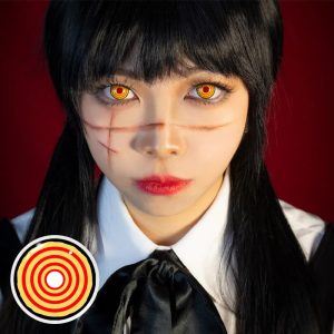 Coloredeye Chainsaw Man Yellow Rings Cosplay Colored Contact Lenses