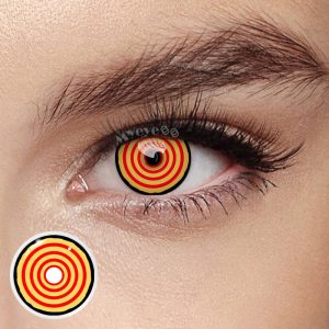 Coloredeye Chainsaw Man Yellow Rings Cosplay Colored Contact Lenses