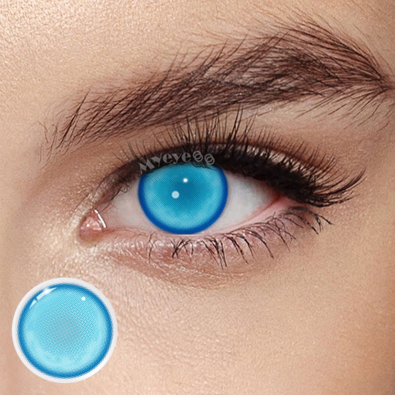 Coloredeye Hatsune Miku Blue Prescription Cosplay Colored Contact Lenses