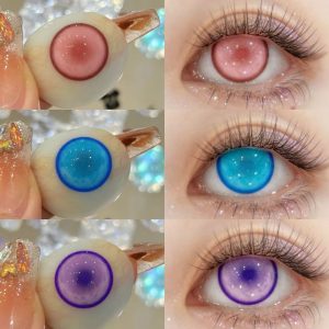 Coloredeye Kaname Madoka Pink Prescription Cosplay Colored Contact Lenses