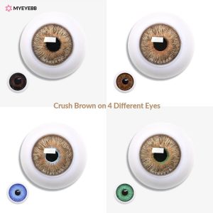 Coloredeye Crush Brown Colored Contact Lenses
