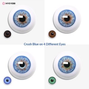 Coloredeye Crush Blue Colored Contact Lenses