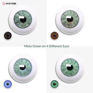 Coloredeye Meta Green Prescription Colored Contact Lenses