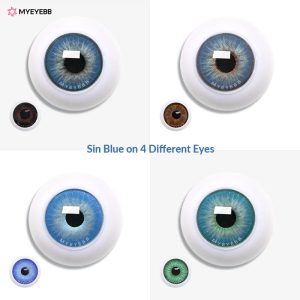 Coloredeye Sin Blue Prescription Colored Contact Lenses