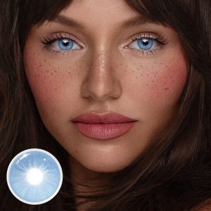 Coloredeye Iceberg Blue Prescription Colored Contact Lenses
