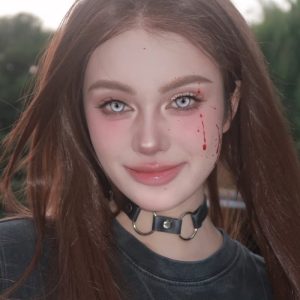 Coloredeye Cyber Grey Prescription Cosplay Colored Contact Lenses