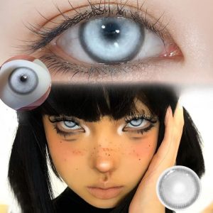 Coloredeye Cyber Grey Prescription Cosplay Colored Contact Lenses