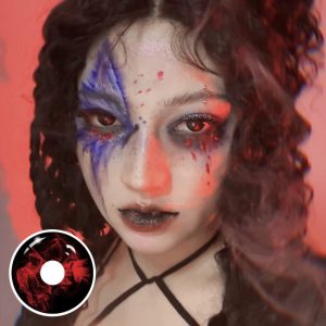 Coloredeye Blood Black Prescription Cosplay Colored Contact Lenses | 1 Day