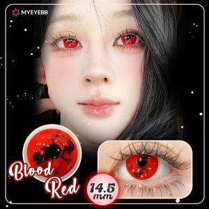 Coloredeye Blood Red Prescription Cosplay Colored Contact Lenses | 1 Day