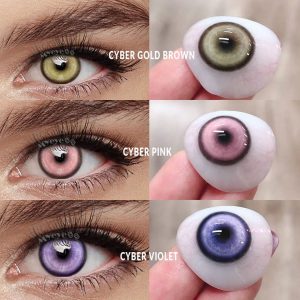 Coloredeye Cyber Violet Prescription Cosplay Colored Contact Lenses