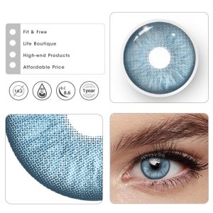 Coloredeye Mint Blue Prescription Colored Contact Lenses