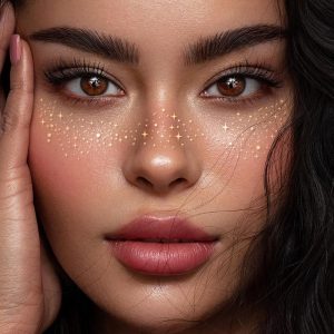 Coloredeye Gold Glitter Freckles Makeup Patches