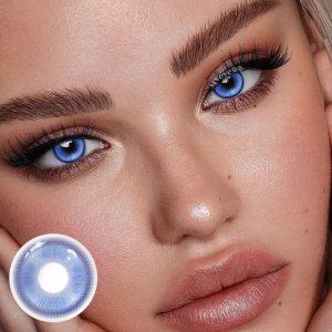 Coloredeye Magic Coral Brilliant Blue Prescription Colored Contact Lenses