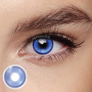 Coloredeye Magic Coral Brilliant Blue Prescription Colored Contact Lenses
