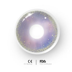 Coloredeye Lunar Glitter Violet Prescription Colored Contact Lenses