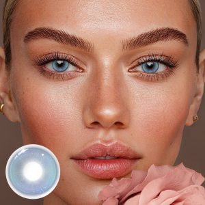 Coloredeye Butterfly Blue Prescription Colored Contact Lenses