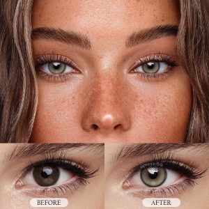 Coloredeye Lemon Brown Prescription Colored Contact Lenses