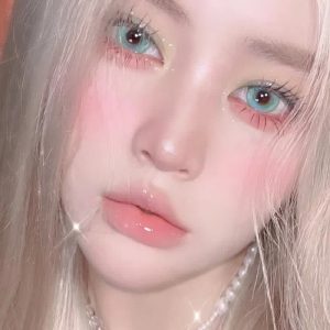 Coloredeye Lunar Glitter Green Prescription Colored Contact Lenses