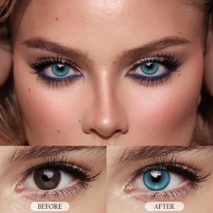 Coloredeye Monaco Blue Prescription Colored Contact Lenses