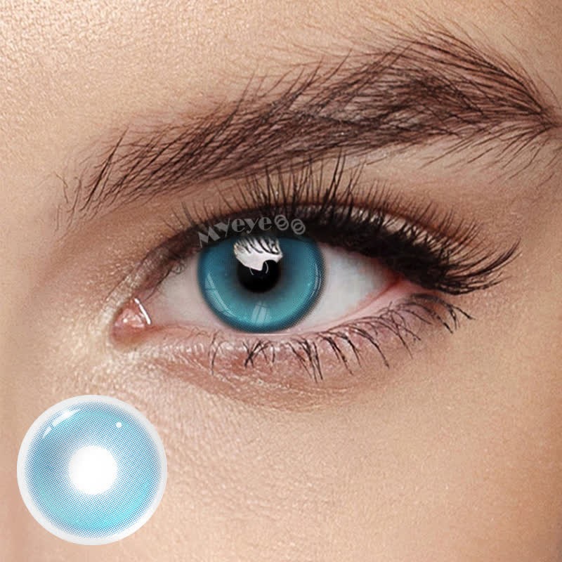 Coloredeye Monaco Blue Prescription Colored Contact Lenses
