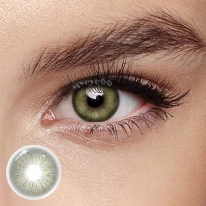 Coloredeye Rome Times Olive Green Prescription Colored Contact Lenses